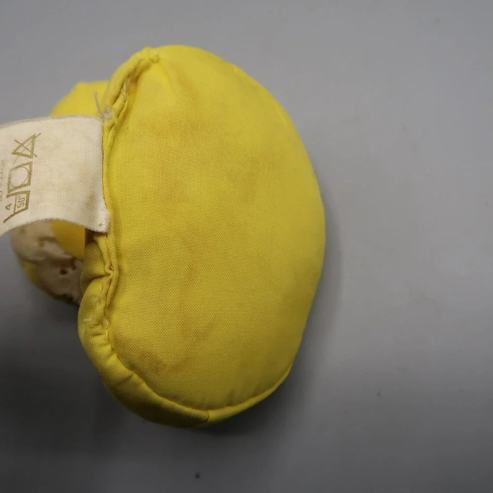 Vintage 1991 Fisher Price Tub Ducky Bath Toy Parachute Material Yellow Duck 1476